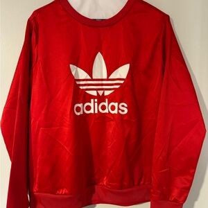 Adidas Red Women’s Crewneck